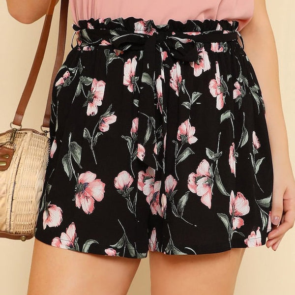 Plus Size Boho Shorts