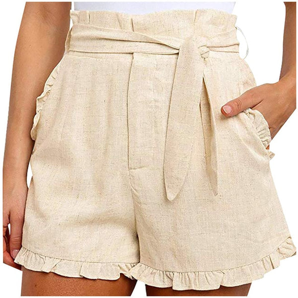 High Waist Ruffle Shorts