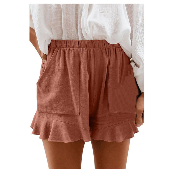 High Waist Pleated Shorts