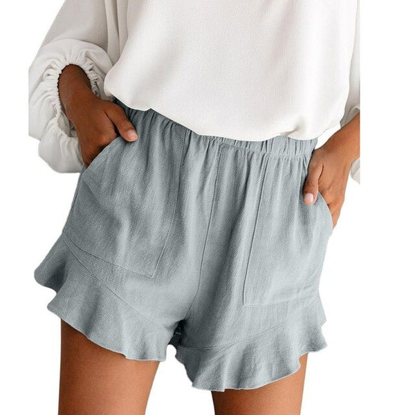 High Waist Pleated Shorts