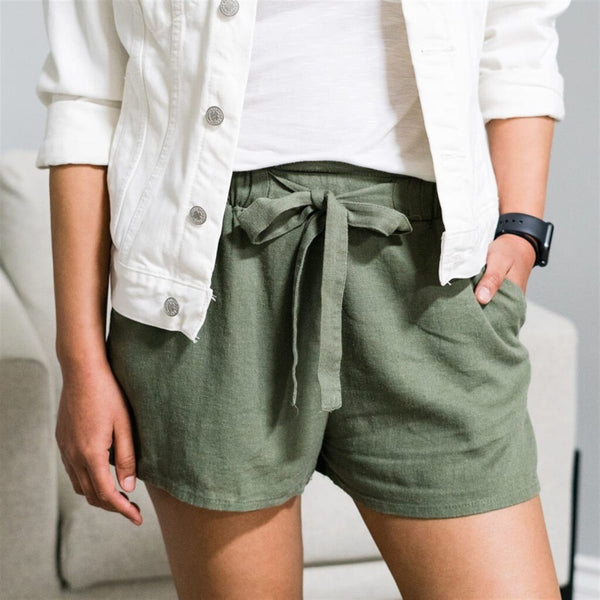 High Waist Loose Shorts